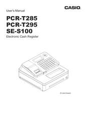 Casio electronic cash register se-g1 user manual